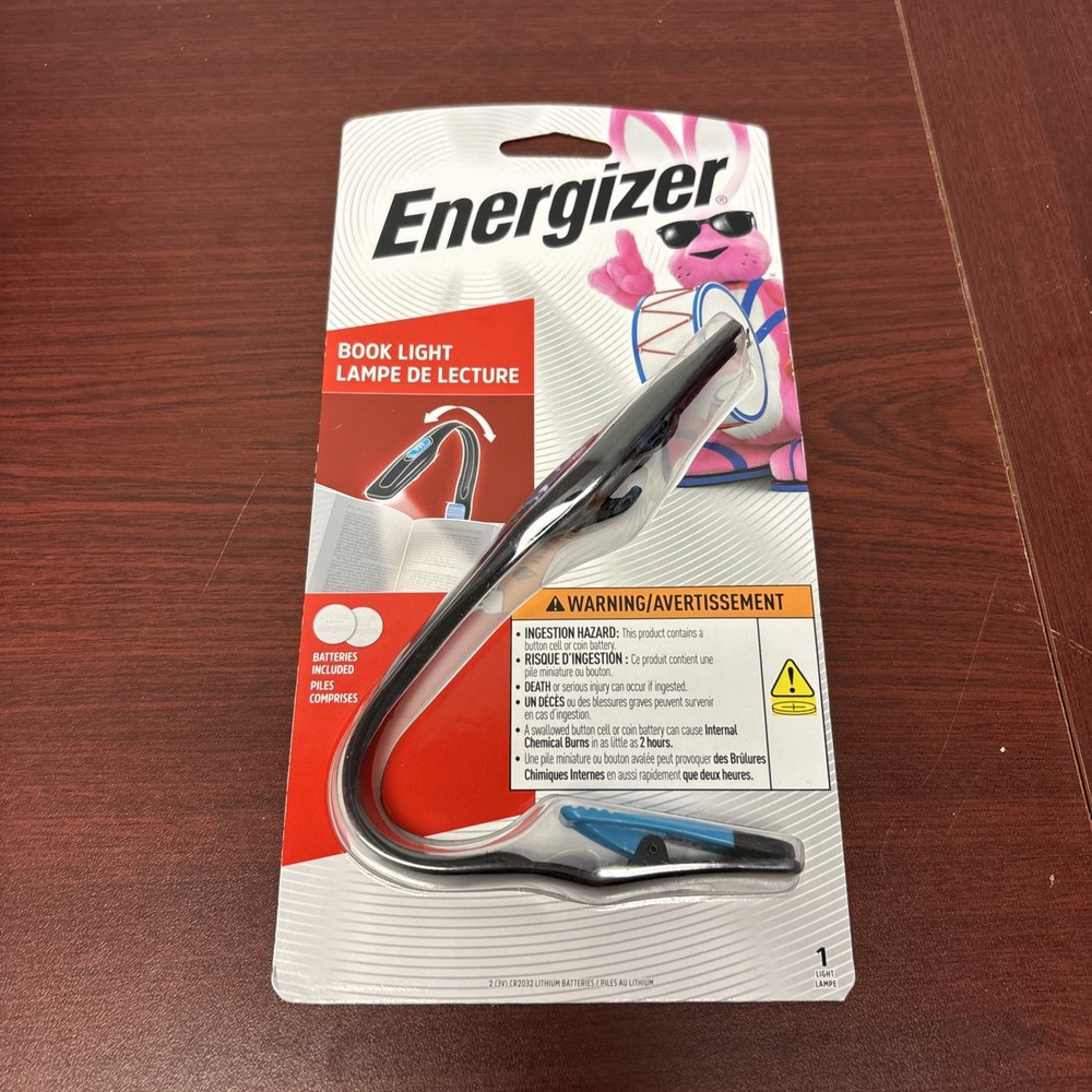 Energizer Flexible LED Clip Book Light
