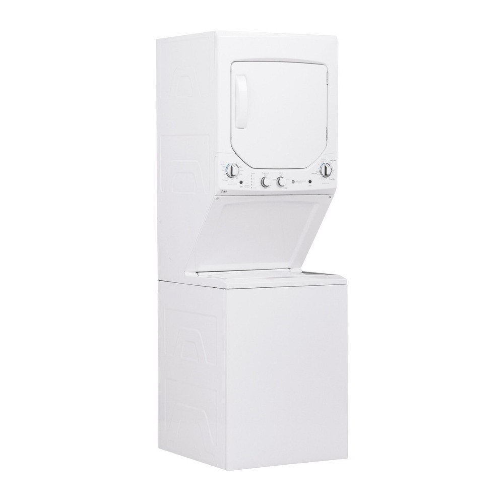 GE Unitized Spacemaker 2.3 Cu Ft Washer 4.4 Cu Ft Electric Dryer Combo