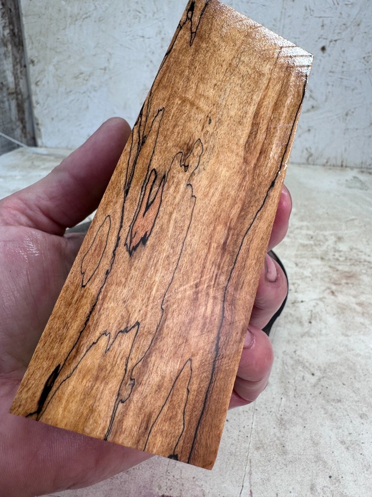 Stabilized Spalted Maple Knife Block or Turning Blank | Oversized | SSM 231