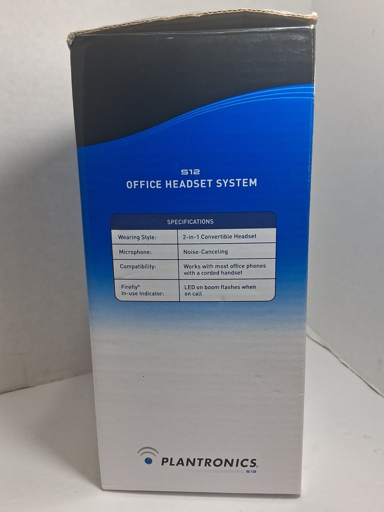 Plantronics S12 Corded Telephone Headset System