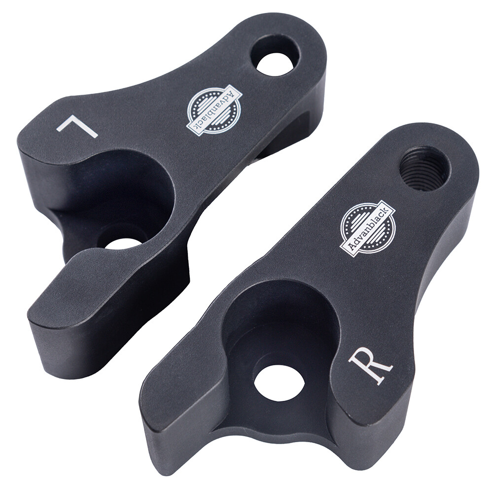 Advanblack 2 inch Lowering Blocks Kit For Harley Davidson Touring Models 2009+