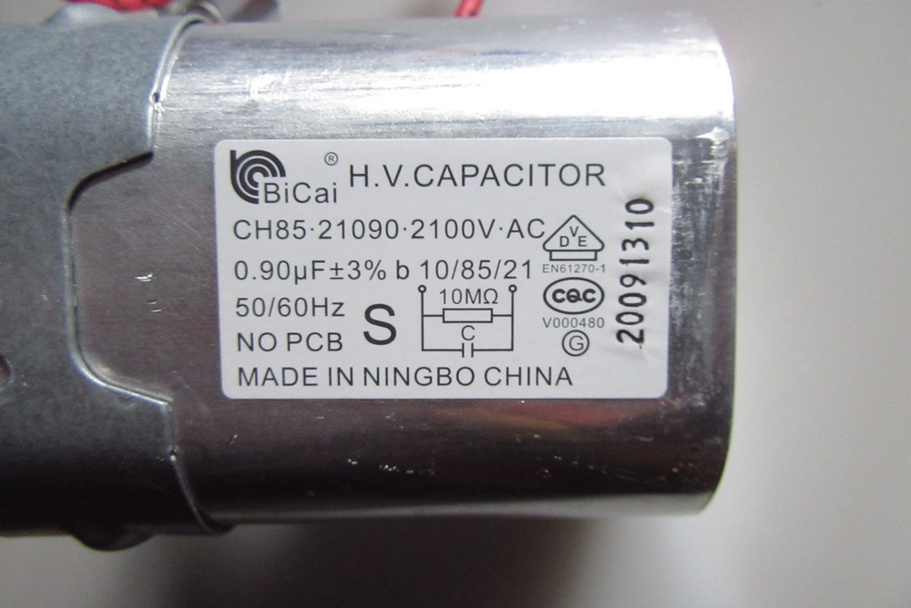 PowerXL BDK03 Microwave Oven Transformer, Capacitor, Rectifier Diode
