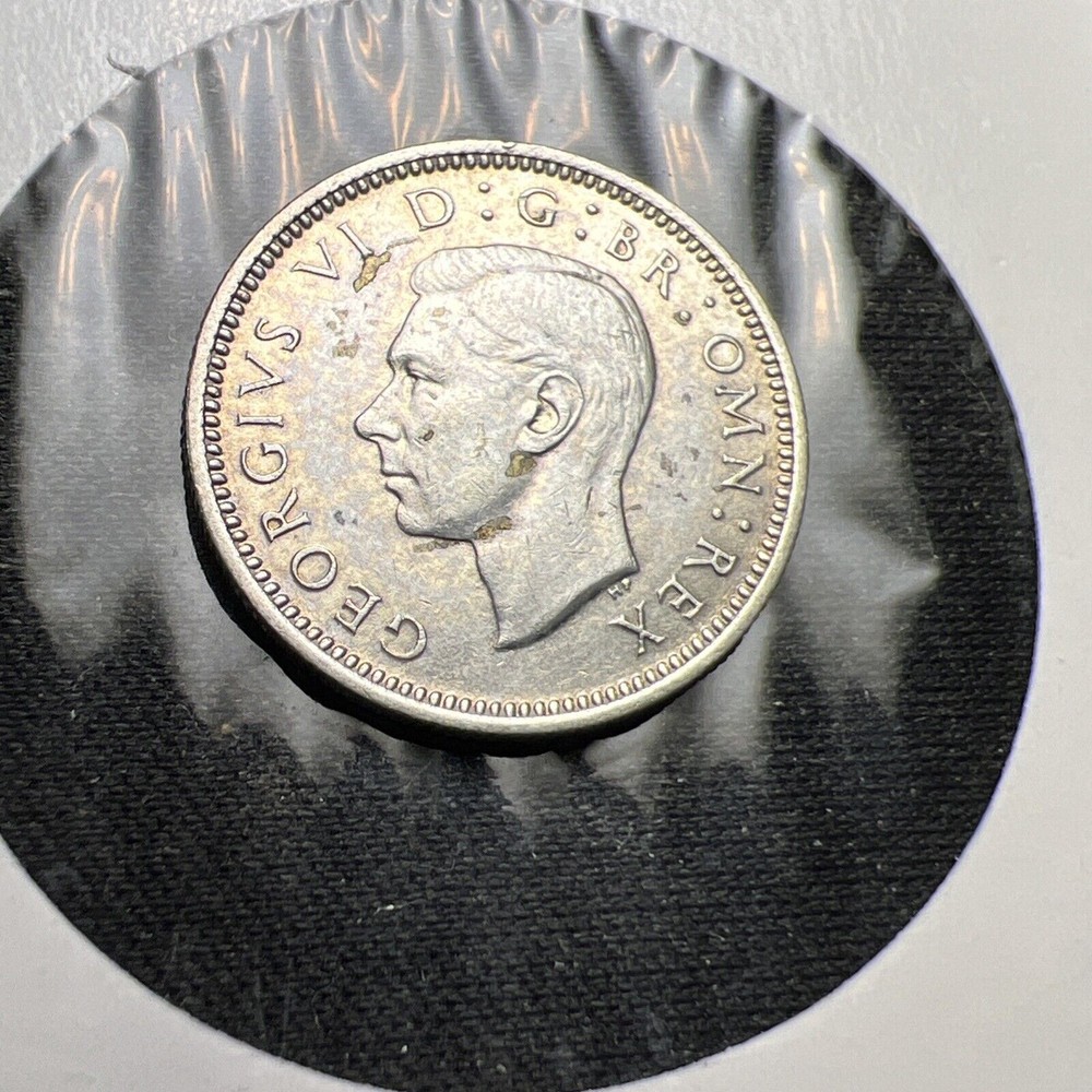 1937 Great Britain silver 6 pence X2078
