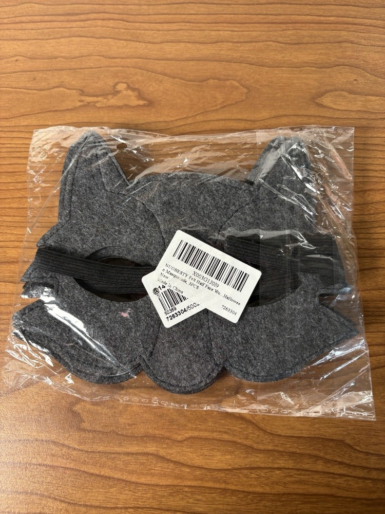 3 Pc Felt Wolf Eye Mask Halloween