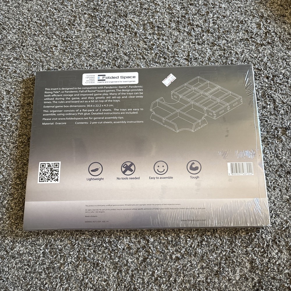 Folded Space Box Insert: Pandemic Stand Alone