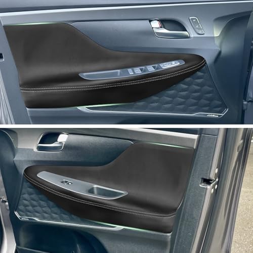 2PCS Front Door Panel Armrest Cover Replacement Compatible with Hyundai Santa