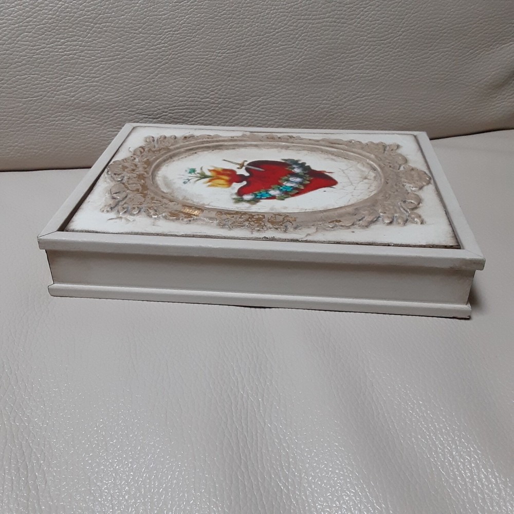 Sid Dickens White Wood Frame Tile (IFW26) "Devotion" Retired