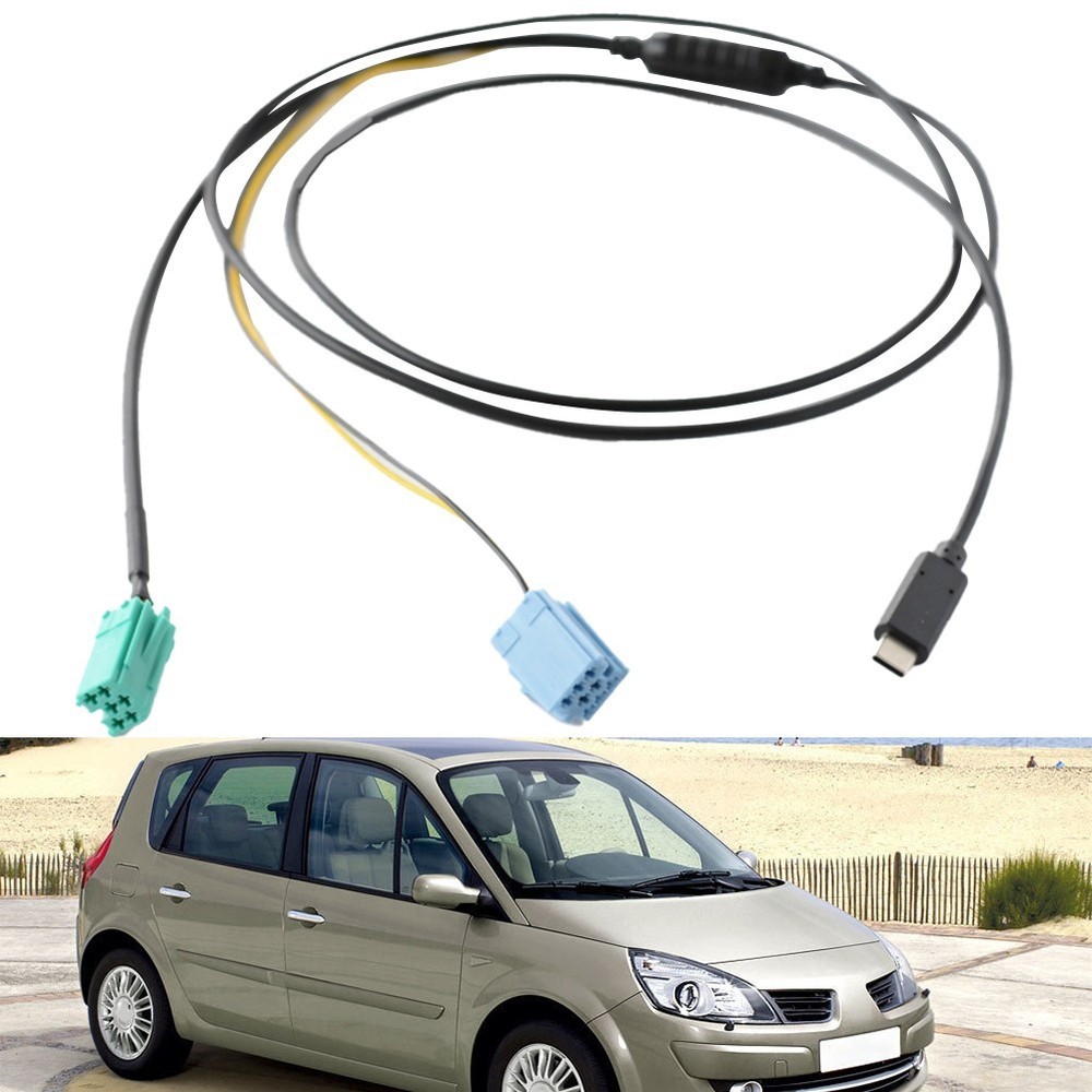 Advanced For Renault 20052011 TYPEC Audio+Charging Cable Reliable Performance