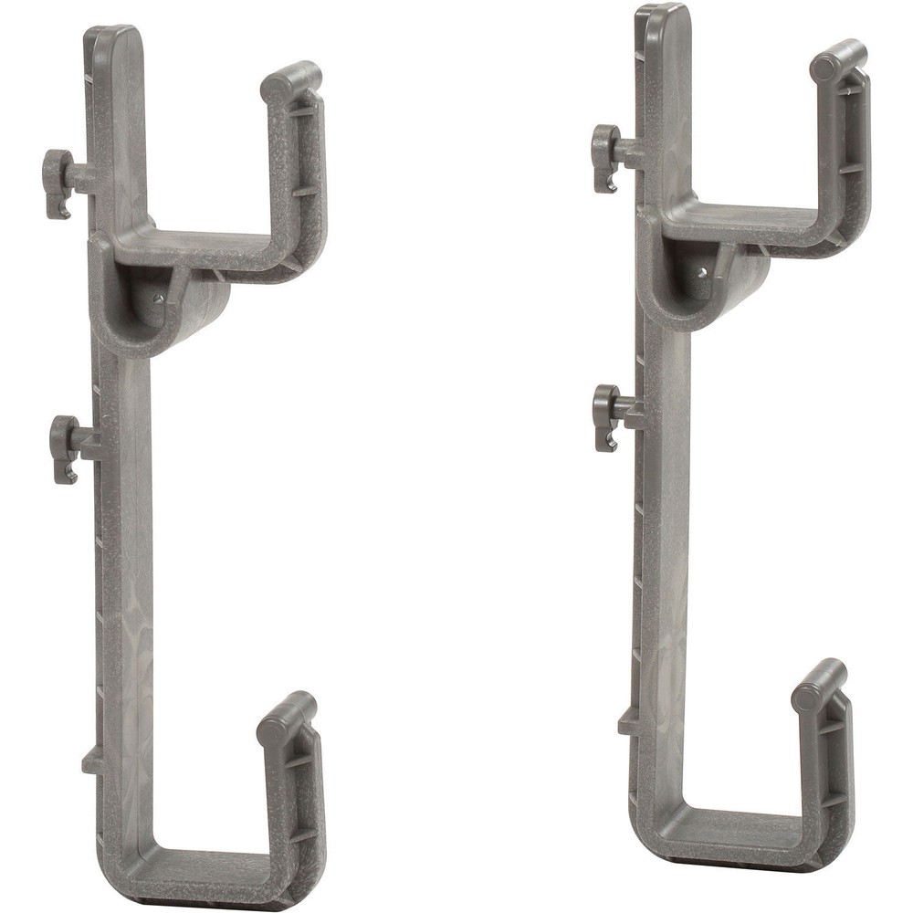 Accessory Square Hooks 2-3/8" Deep for Industrial Service Carts Structural Foam