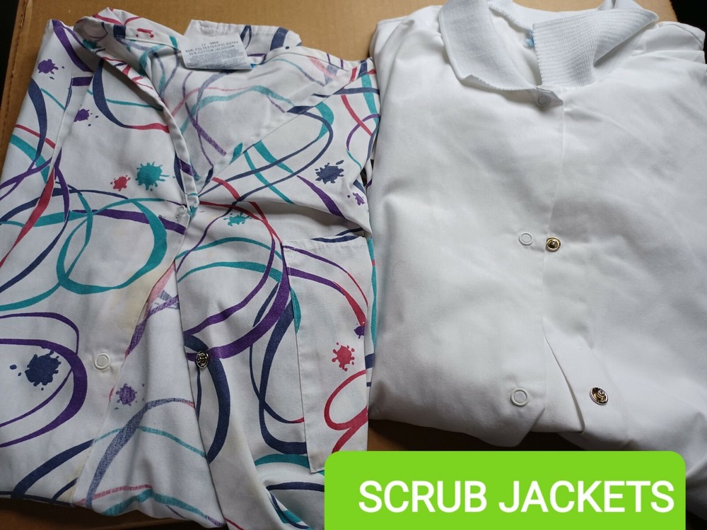 Scrub jackets and pants