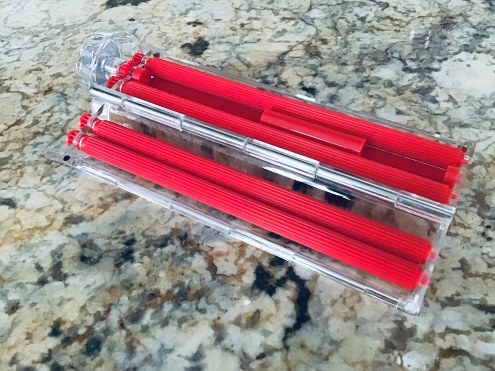 Cigarette Rolling Machine, Modern NO MESS Easy to Use King Size!- Red Color