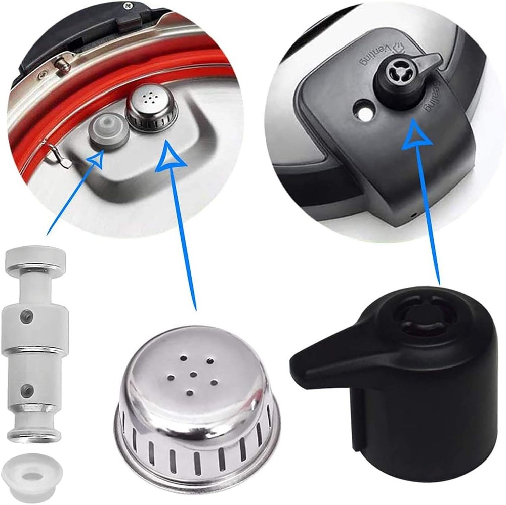 Essential Instant Pot Float Valve & Silicone Cap Set for Effortless Cooking