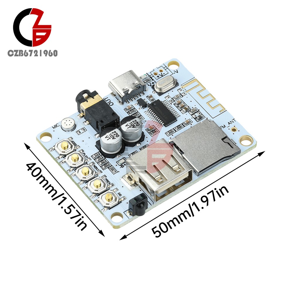 Audio Receiver Board Module Player Bluetooth 5.4 Lossless Decoder Module Type-C