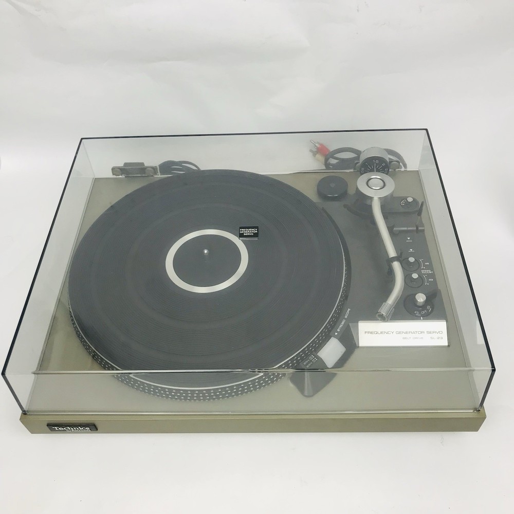 Technics Panasonic Frequency Generator SL-23 Turntable, Powers On, For Parts