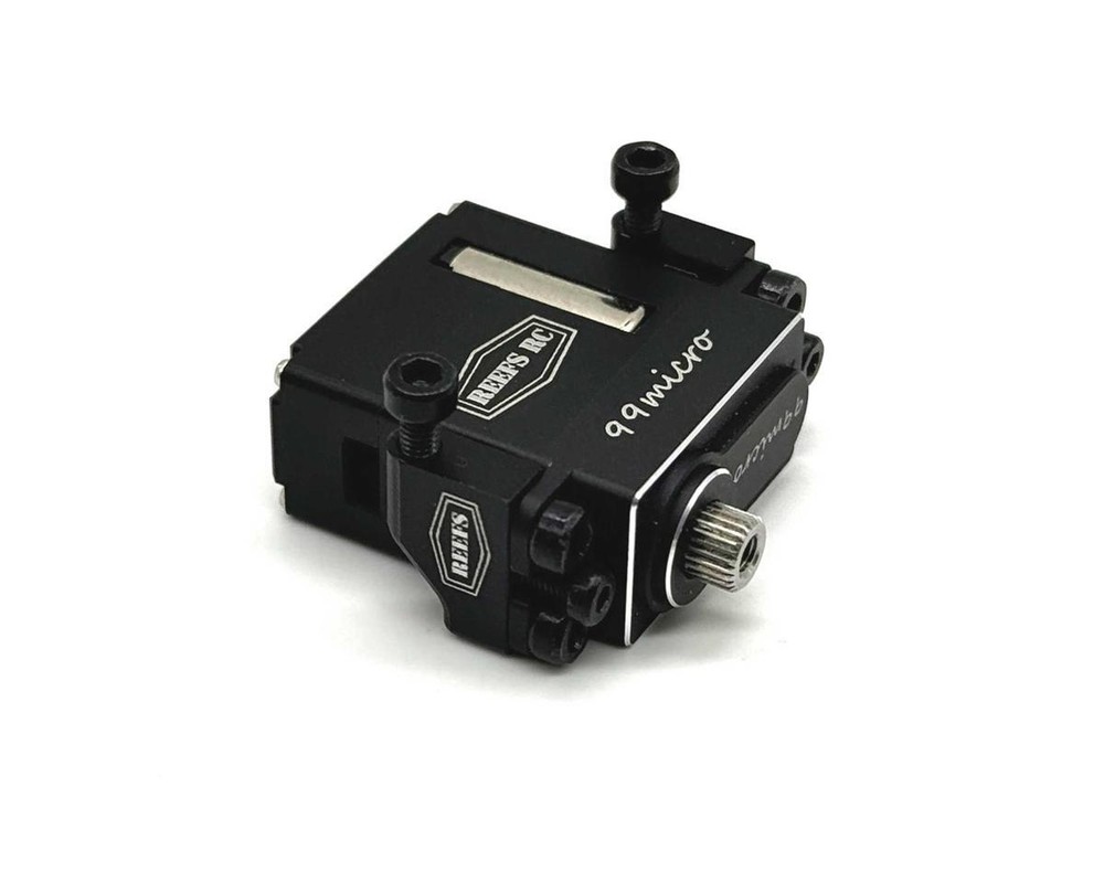 Reefs RC Micro Servo Mounting Tabs (Black) (2) [SEHREEFS210]
