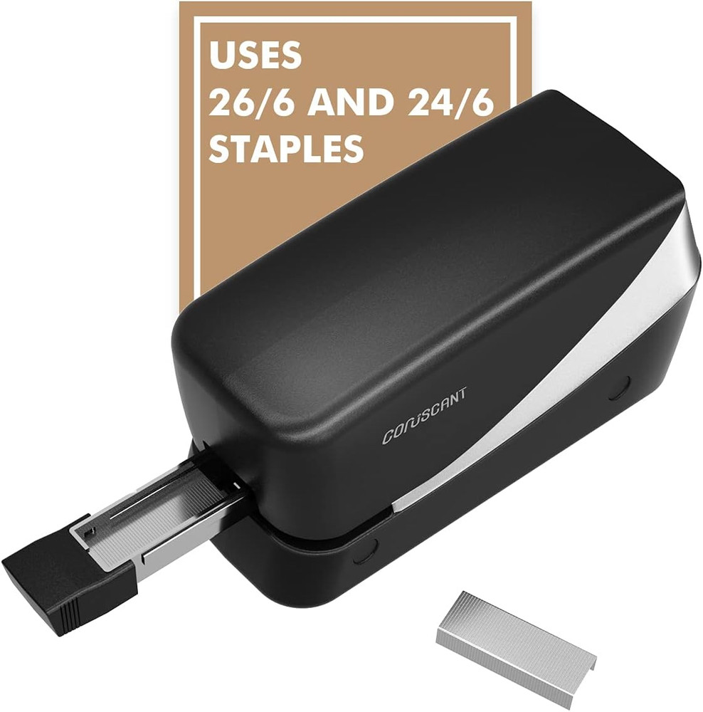 Electric Stapler, Heavy Duty Desktop Stapler, Includes 2000 Staples and 1 Staple