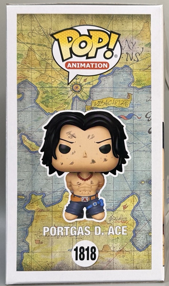 Funko Pop! One Piece Portgas D. Ace (Execution) #1818 *Includes Soft Protector*