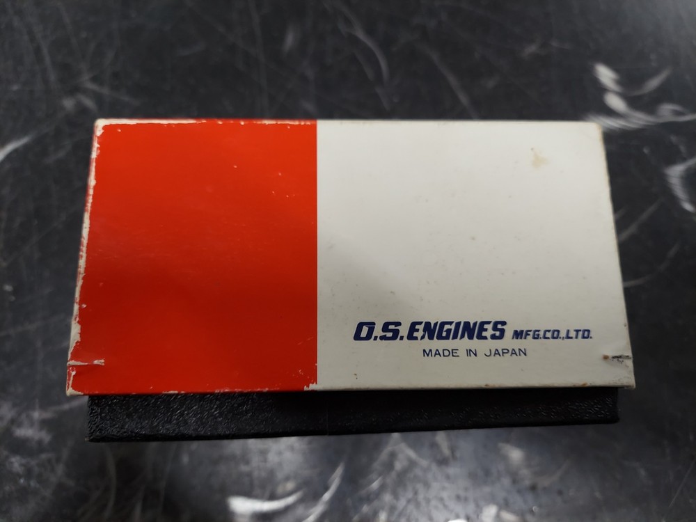 Vintage O.S. Max Engine Box Rc Car Rc Plain Nitro Patch Decals
