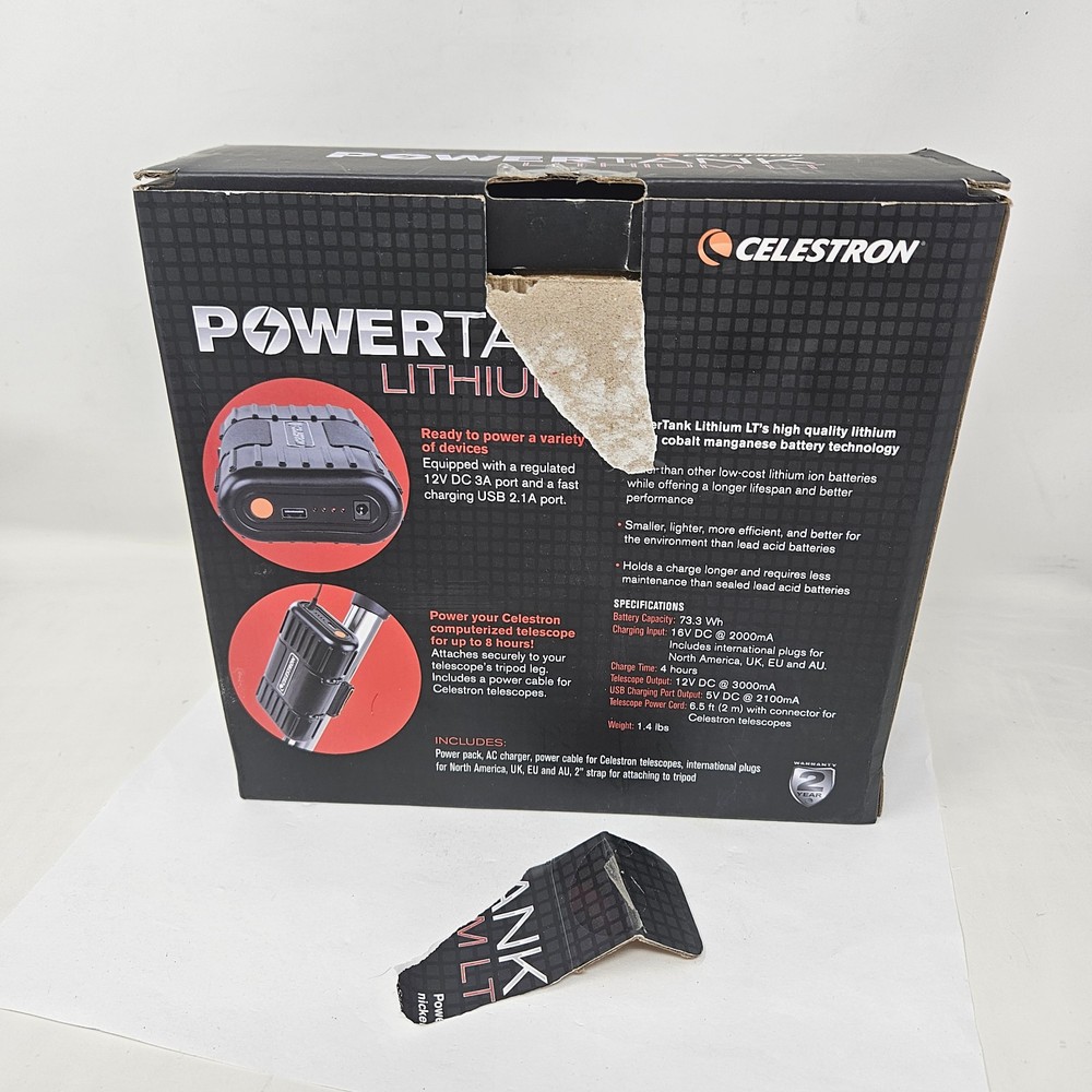 Celestron PowerTank Lithium LT Portable Power Bank Source