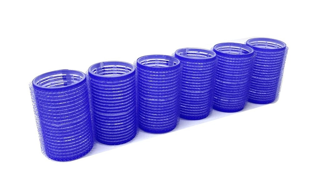 1-1/2” Self Grip Hair Rollers - 6 Count assort