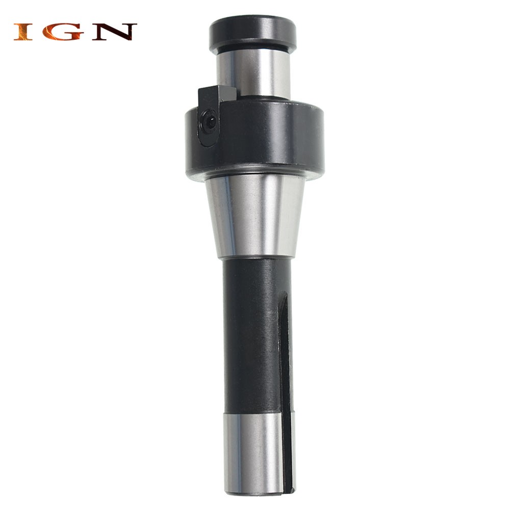 1In R8 Shank Shell Milling Arbor Adapter Holder Hardened For Machine
