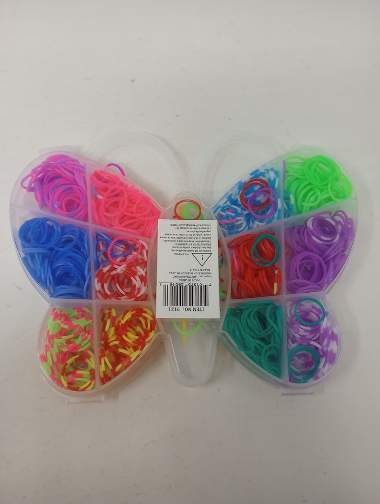 Butterfly Shaped Rubber Band Bracelet Making Kit