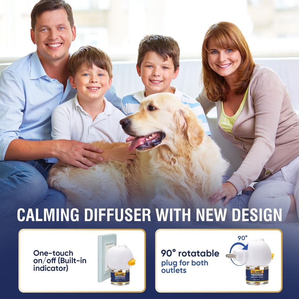 Calming Diffuser Kit Appeasing Dog Pheromones Pheromone Diffuser to Calm (3 P...