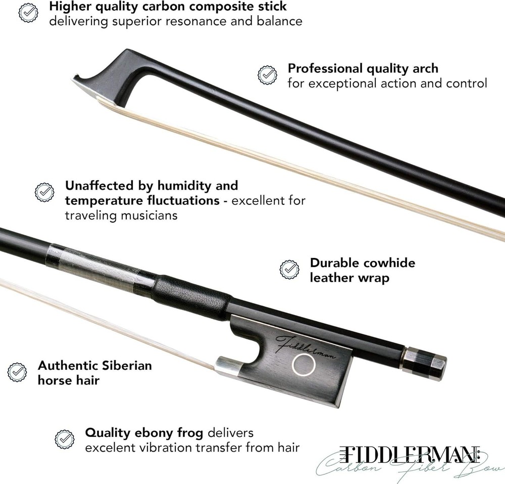 Carbon Fiber Violin Bow 4/4