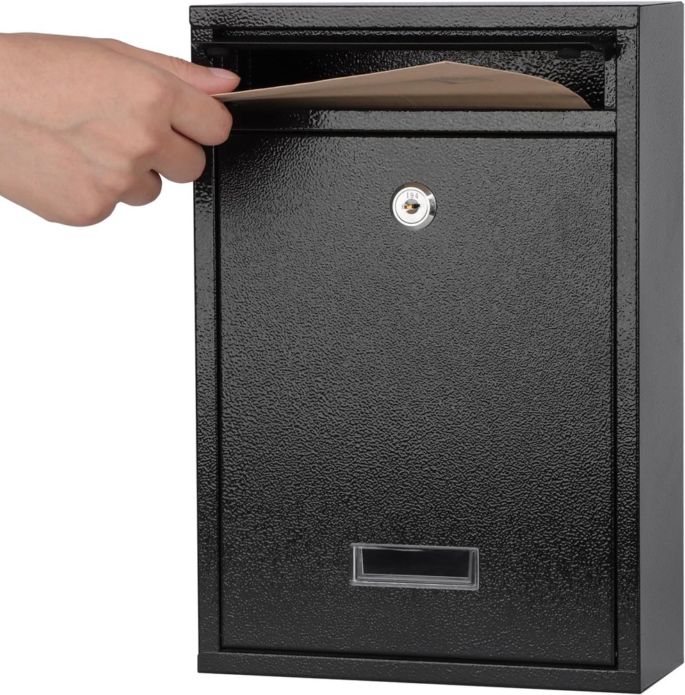Durable Locking Mailbox with Modern Design - Secure Your Letters & Valuables