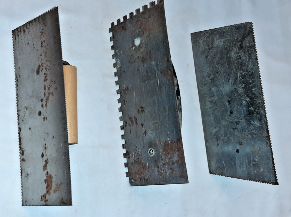 Nine Assortment of Concrete & Masonry Tools - Used