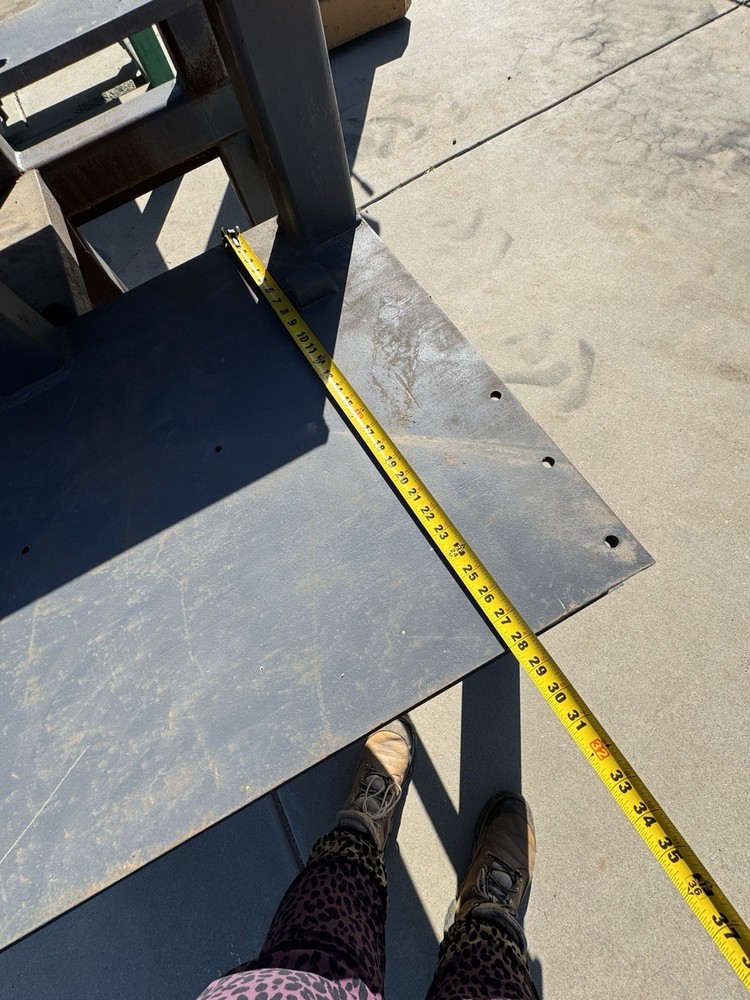 52x42" welding table