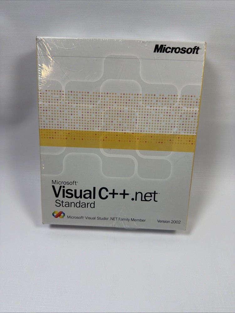 Microsoft Visual C++ .NET Standard 2002 W/ Key
