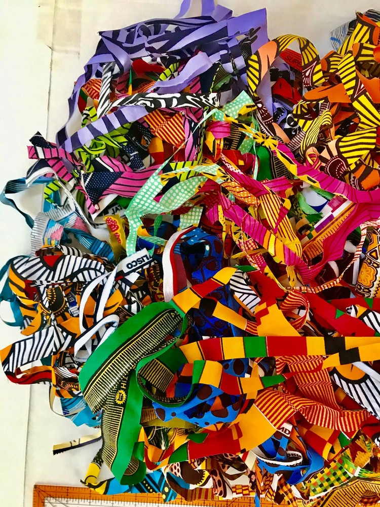 Fine Scraps - African Fabric, Per Pound
