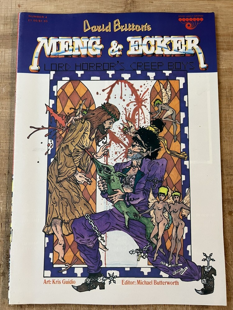 Meng & Ecker #4 David Britton Kris Guidio Savoy Books 1990