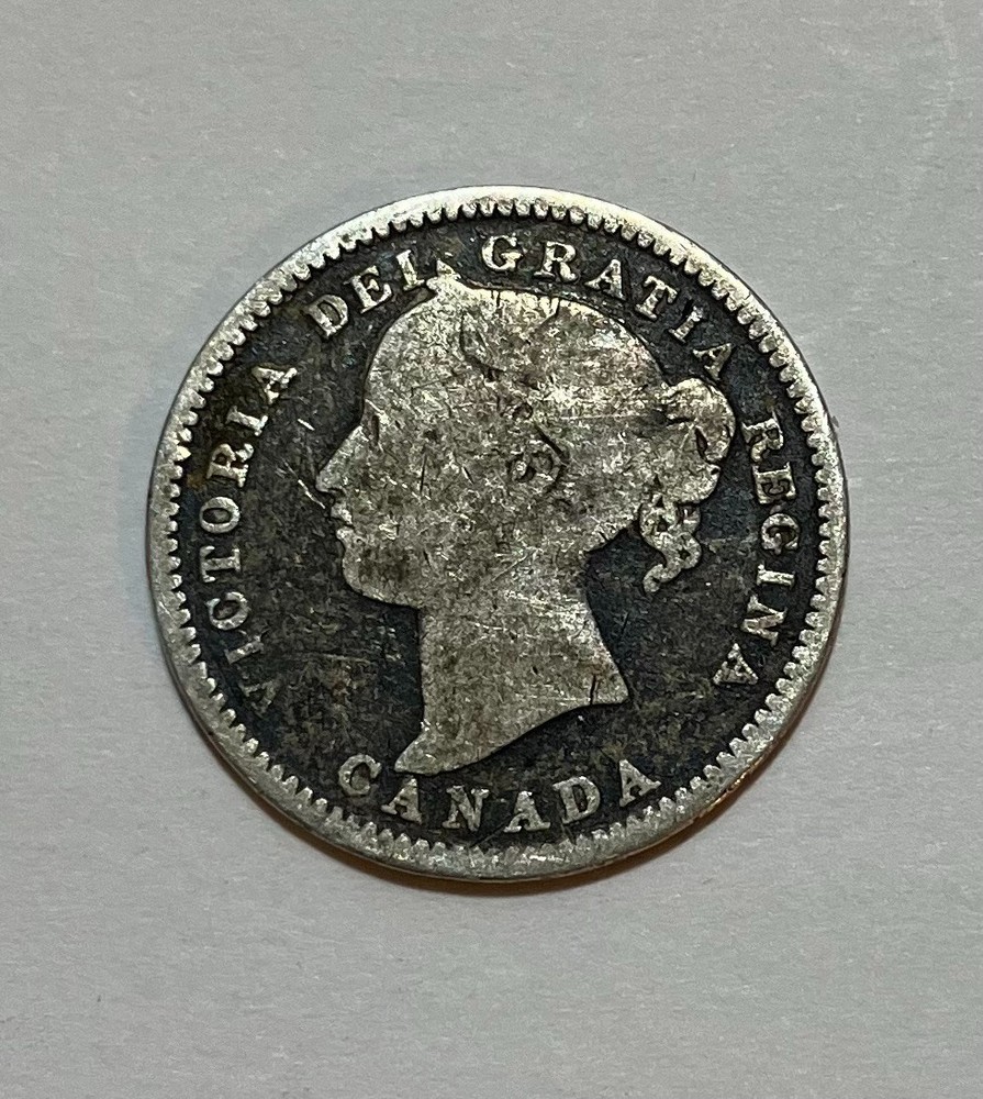 1901 Canada Silver 10 Cents