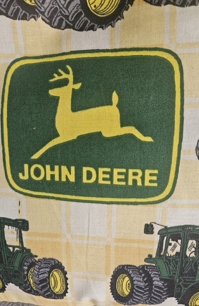 Vintage Style John Deere 15" Square Pillow.