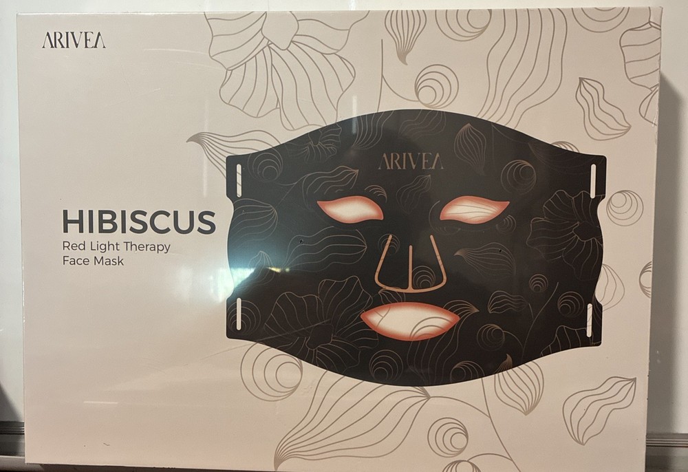 Red light therapy face mask. Arivea  Hibiscus.
