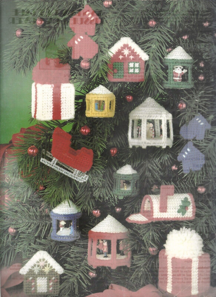LEISURE ARTS CREATIVE CHRISTMAS PROJECTS FOR PLASTIC CANVAS LEAFLET #218 ©1988