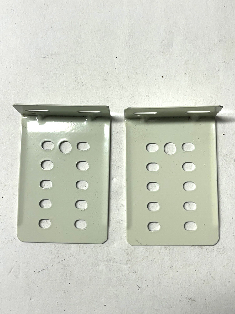 2 Multi drilled L - Brackets 3" x 1" x 2.5"