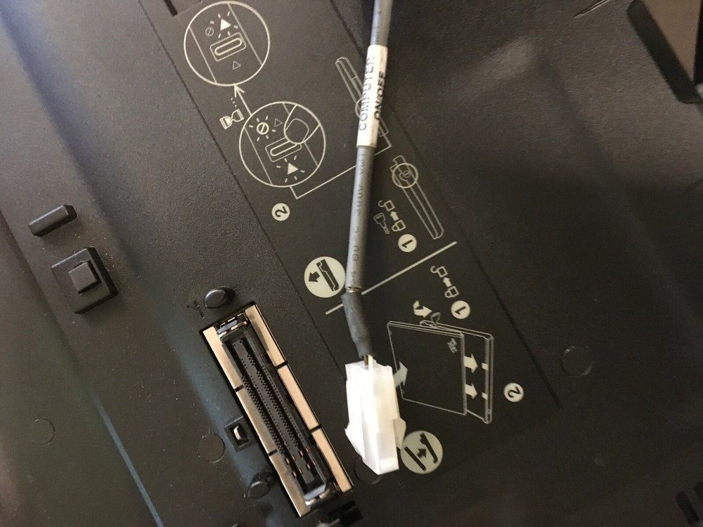 Modified Lenovo X6 UltraBase with desktop power switch connector -EQ