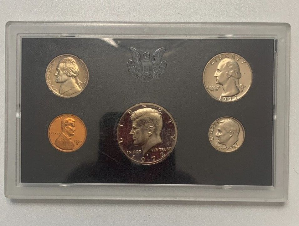 1972 U.S. Proof Set, missing blue holder