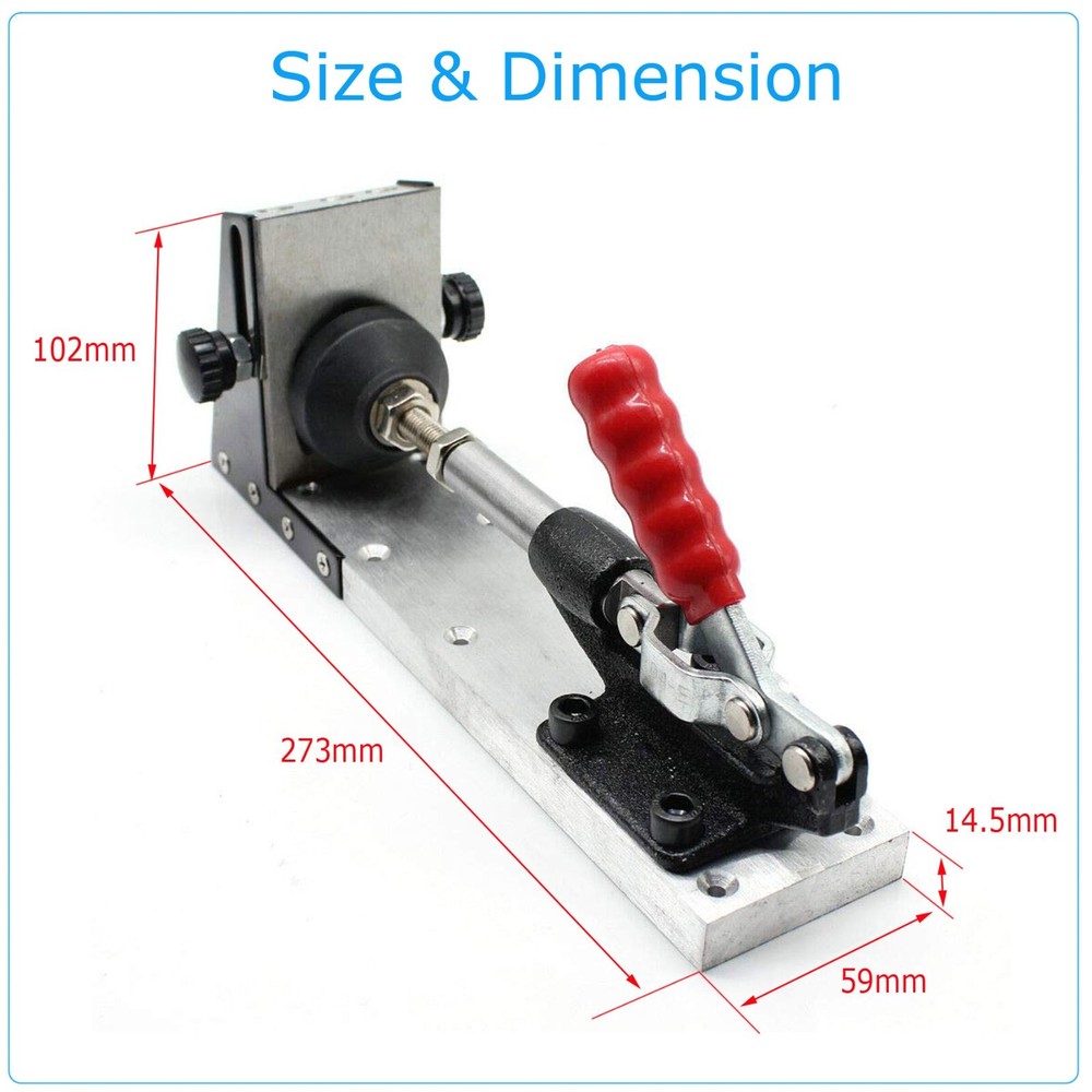 Pocket Hole Drill Jig Joinery System Woodworking Quick Drilling Hardware Tool