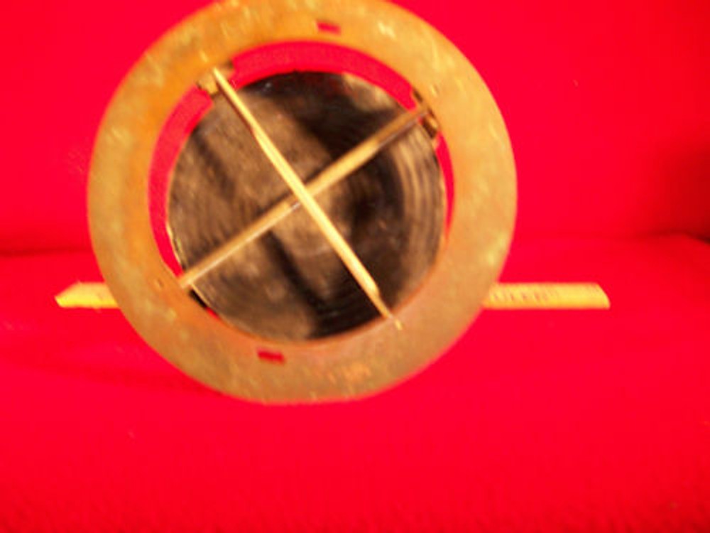 Vintage Maritime Solid Brass Boat Wet Compass