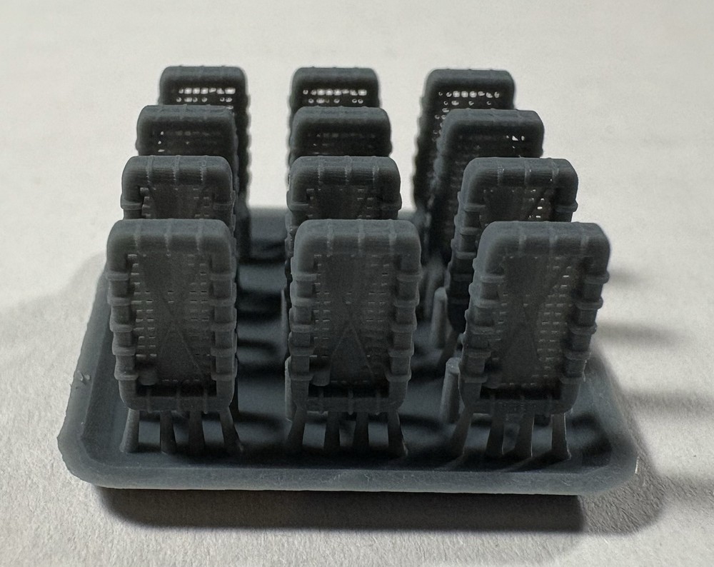 1/350 US Navy Balsa Float Rafts x 12 3D Printed