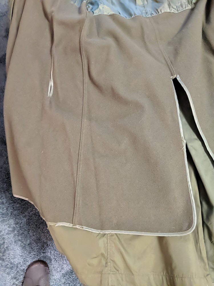 Original Vintage Army Trench Coat