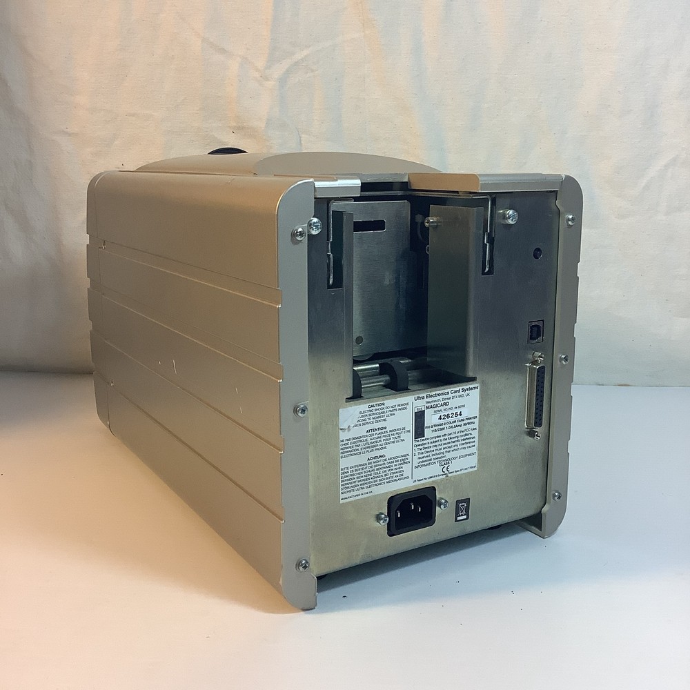Magicard Rio 2E Std Single-Sided ID Card Printer USB LAN Serial No Feeder&Hopper