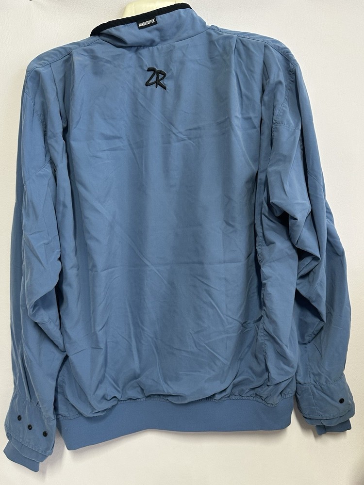 Zero Restriction Golf Outerwear Sky Blue Pullover Windshirt Jacket Large
