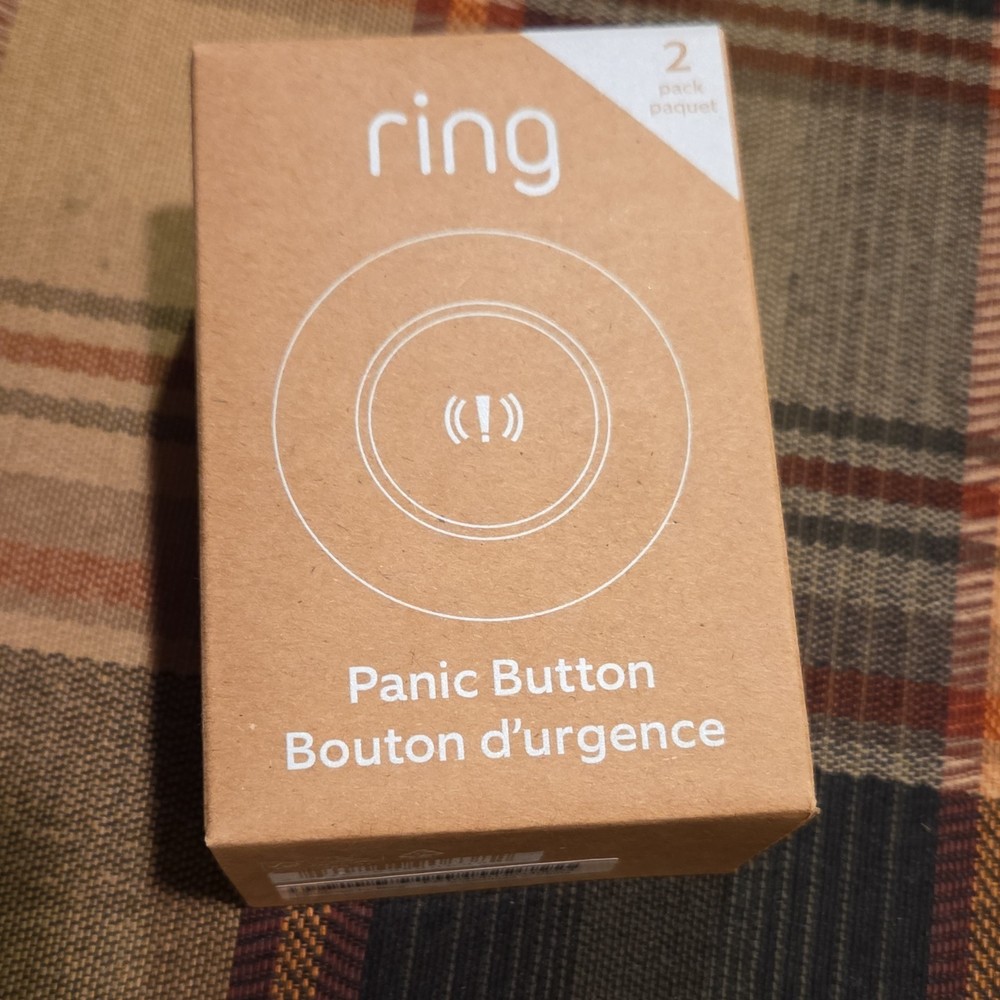 Ring Panic Button 2-Pack Emergency Alert Device White Plastic PP104D01403400D4