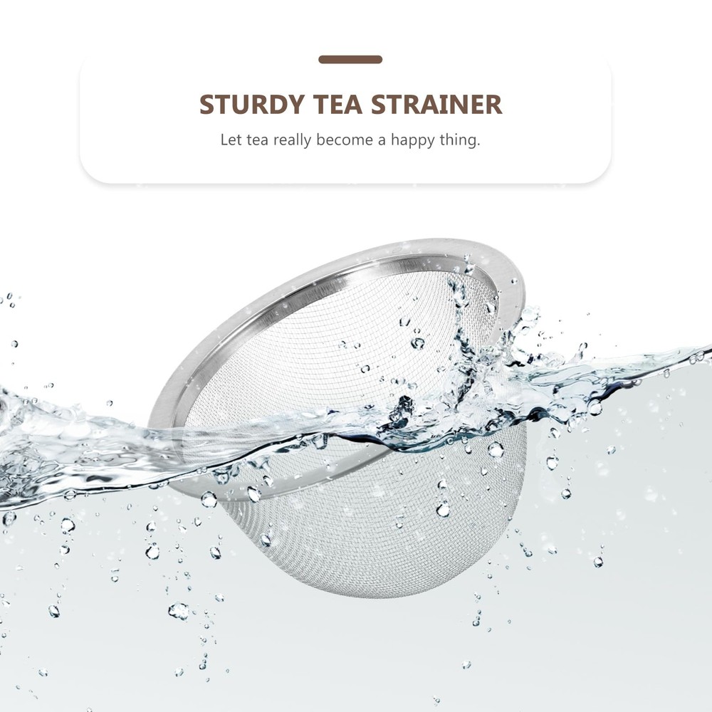 8 PCS Teapot Mesh Strainer Infuser Filter Replacement Stainless Steel Tea Pot