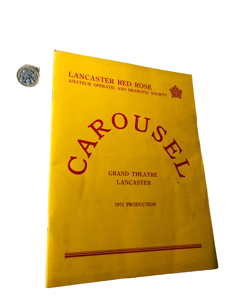 Theatre Programme Carousel 1973 Vintage ra